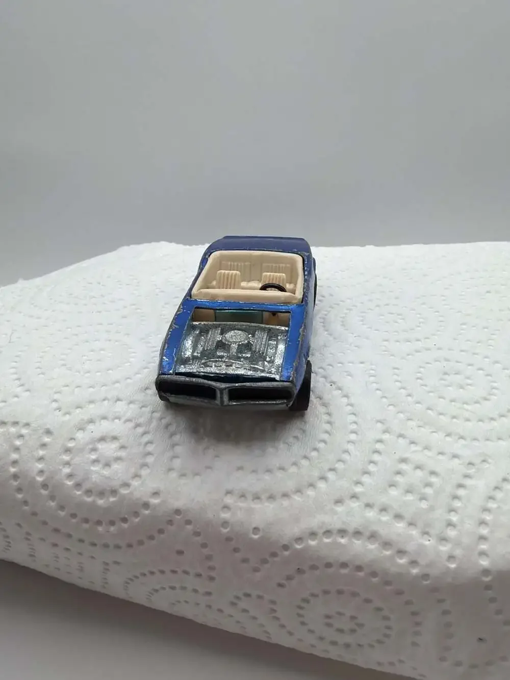 Hot Wheels Redline Custom Firebird Blue with White Interior Diecast Toy Car